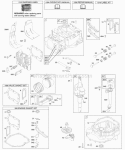 Cam Crankshaft Cylinder Engine Sump KitGasket Lubrication Piston Group Valves Diagram and Parts List for 124K02-0111-B1  Briggs and Stratton Engine